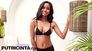 Horny Slut Putri Cinta Stripping on Poolside Showing Her Hot body - porn video