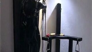 Lovely slave girl masturbating - porn video