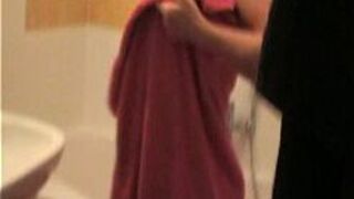 Naughty Sharka Blue in the shower - porn video