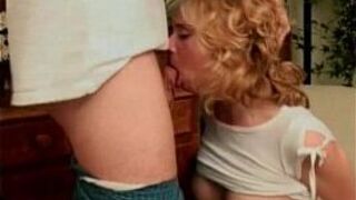 Hot blonde deep throat cock - porn video