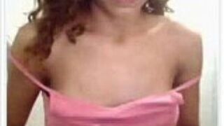 Brunette teasing on cam - porn video
