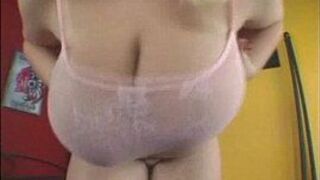 Busty Teen BBW Scarlett Rouge Plays With Dildo in Her Pussy - porn video