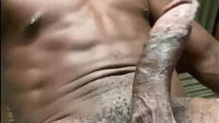 Got so horny so I had to stroke it to milk it out - porn video