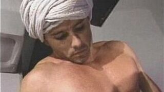 Two horny girls seducing Arabian guy - porn video