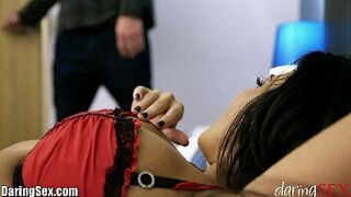 DaringSex Busty Brunette Babe Fucked - porn video