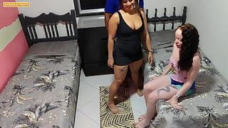 teaching someone else how to fuck my husband in front of me - porn video